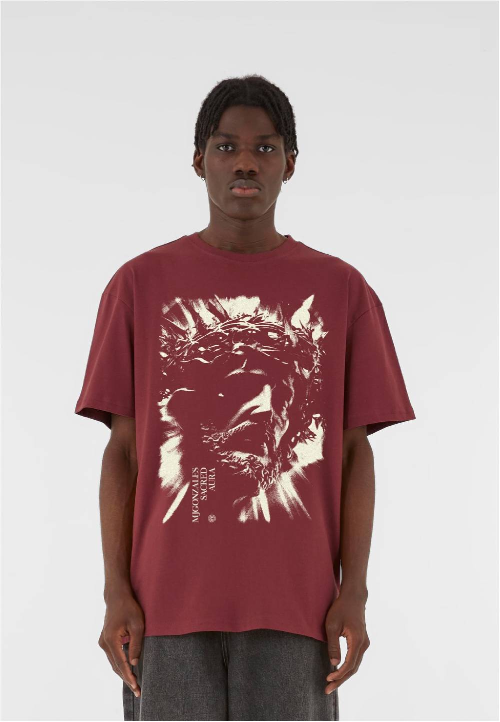 MJ Gonzales JESUS x MJG HEAVY OVERSIZED TEE Günstiger Verkauf