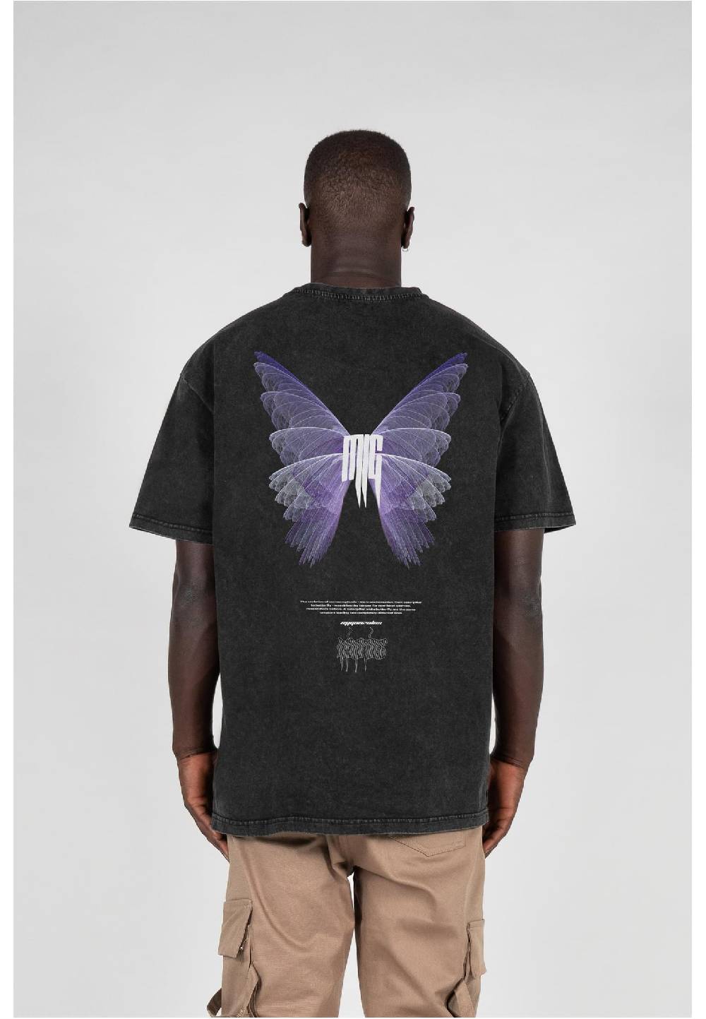 MJ Gonzales METAMORPHOSE V.2 Acid Washed Heavy Oversized Tee Hotsell