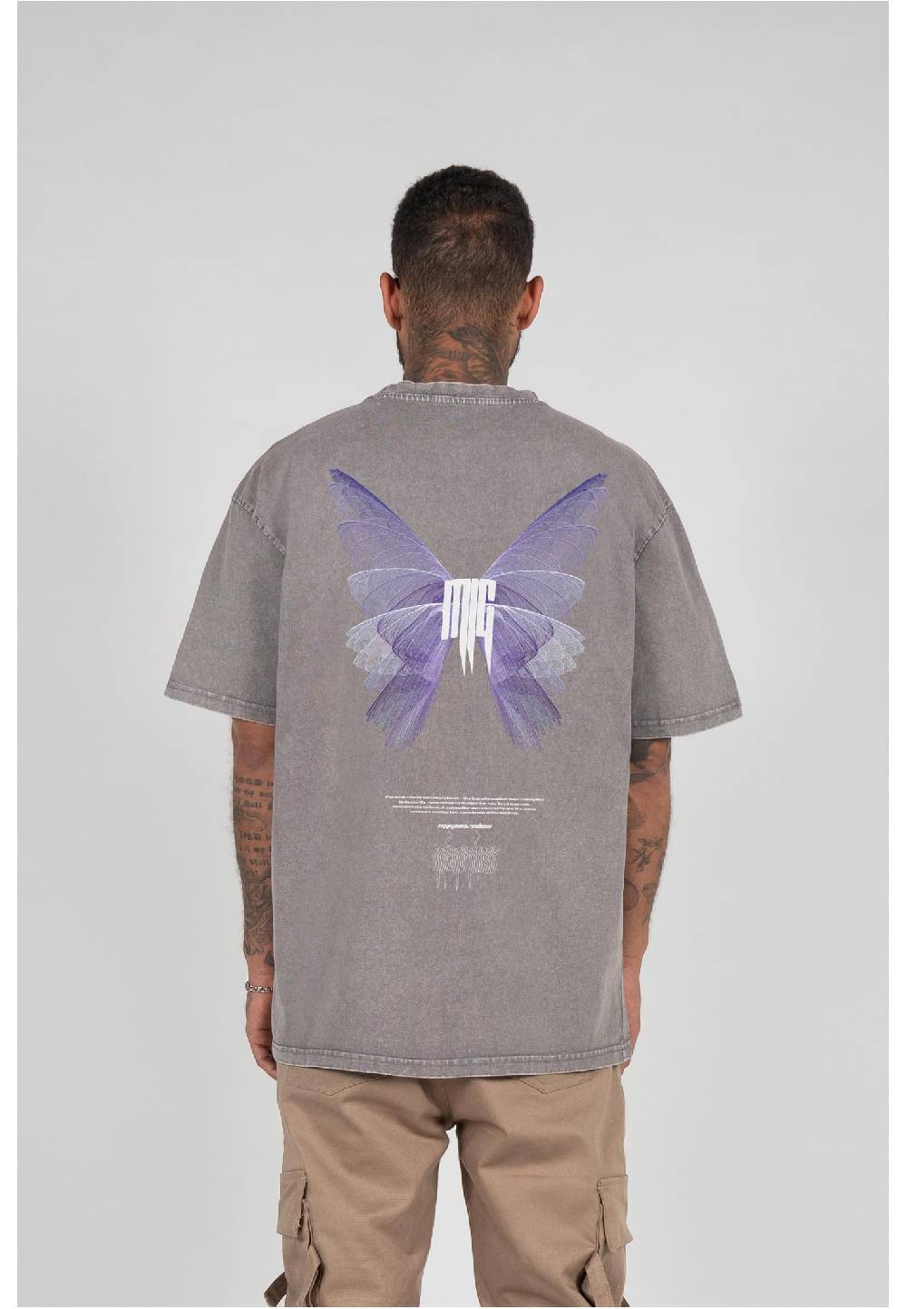MJ Gonzales METAMORPHOSE V.2 Acid Washed Heavy Oversized Tee Hotsell