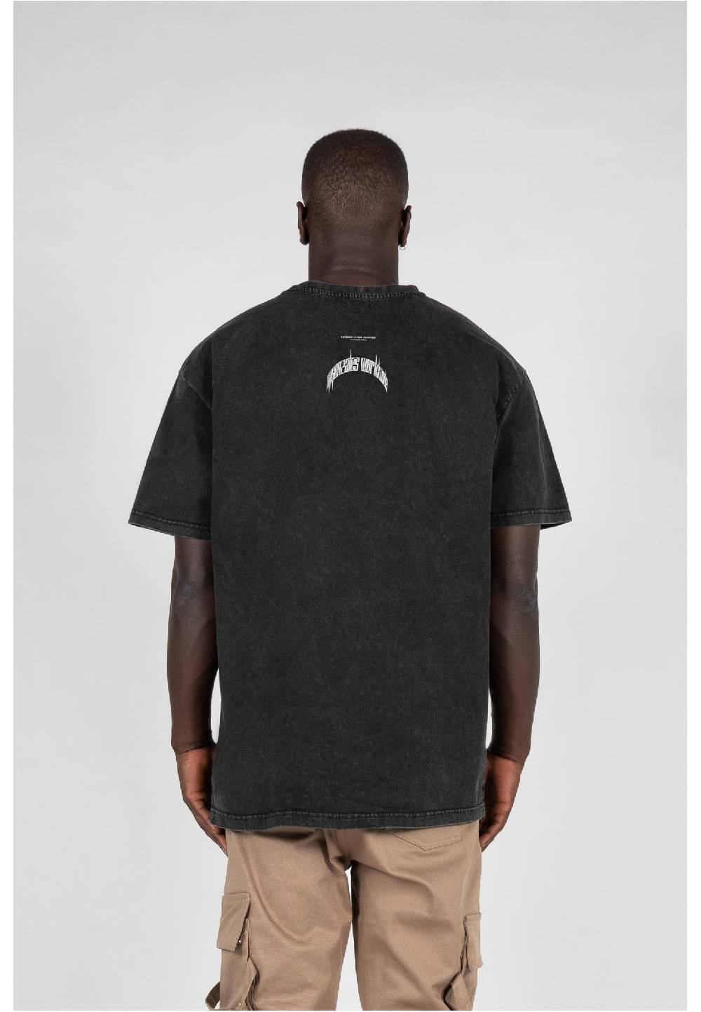 MJ Gonzales HIGHER THAN HEAVEN V.1 Acid Washed Heavy Oversize Tee Günstiger Verkauf