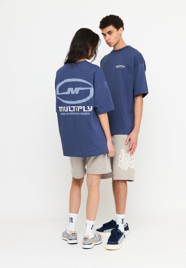 Multiply Spparel Oversize T-Shirt BROKEN IDENTITY Night Shadow Blitzverkäufe