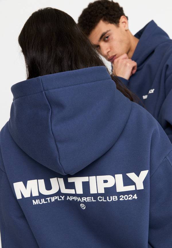 Multiply Spparel Oversize Zip Hoodie MULTIPLY Night Shadow Outlet