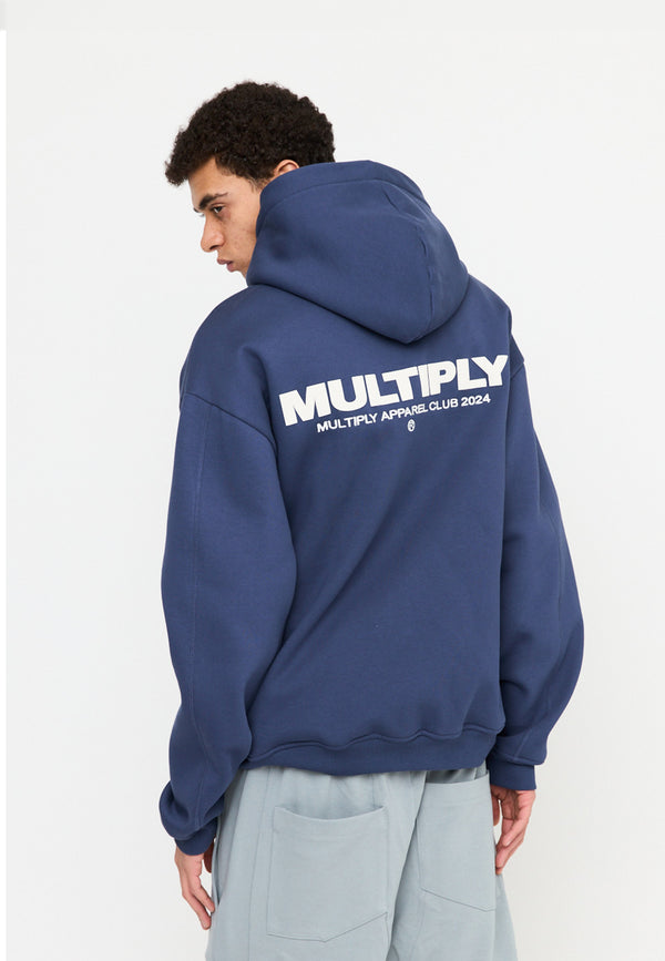 Multiply Spparel Oversize Zip Hoodie MULTIPLY Night Shadow Outlet