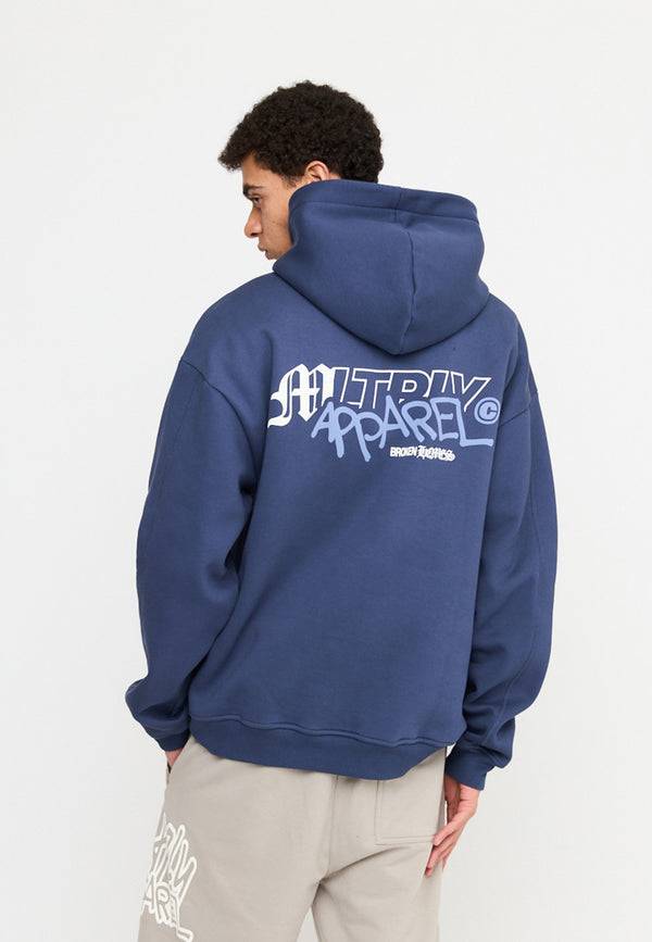 Multiply Spparel Oversize Hoodie FIGHT Night Shadow Schlussverkauf
