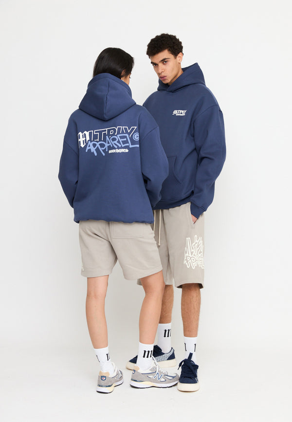 Multiply Spparel Oversize Hoodie FIGHT Night Shadow Schlussverkauf