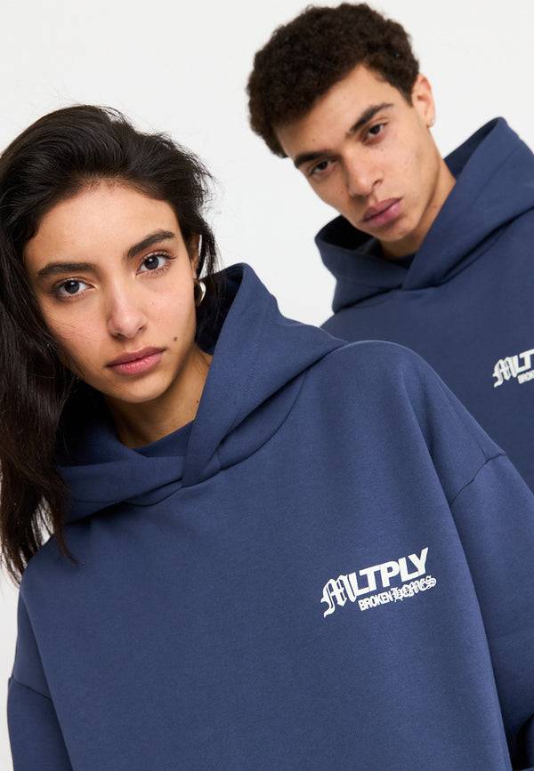 Multiply Spparel Oversize Hoodie FIGHT Night Shadow Schlussverkauf