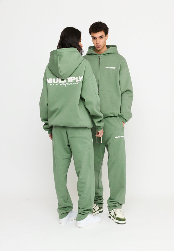 Multiply Spparel Oversize Zip Hoodie MULTIPLY Hedge Green Meist gekauft