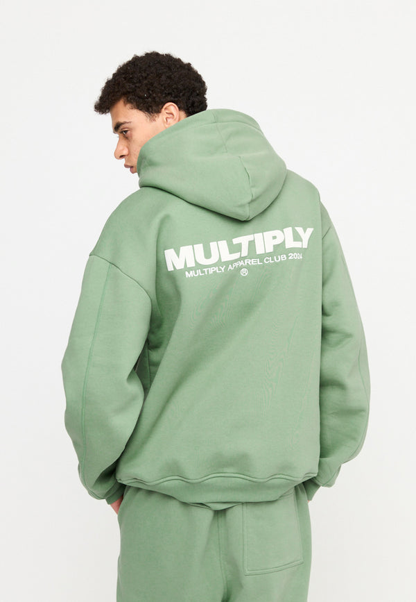 Multiply Spparel Oversize Hoodie MULTIPLY Hedge Green Blitzverkäufe