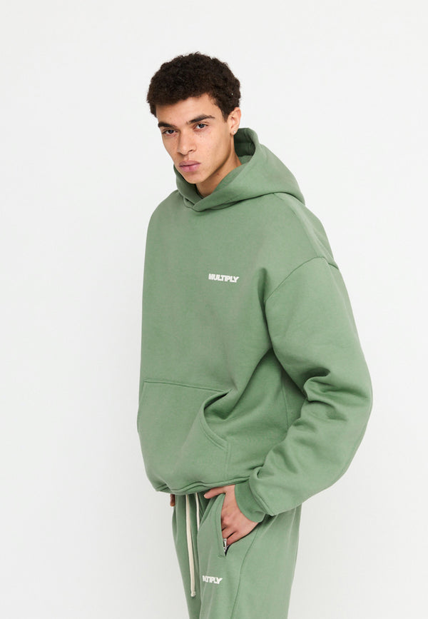 Multiply Spparel Oversize Hoodie MULTIPLY Hedge Green Blitzverkäufe