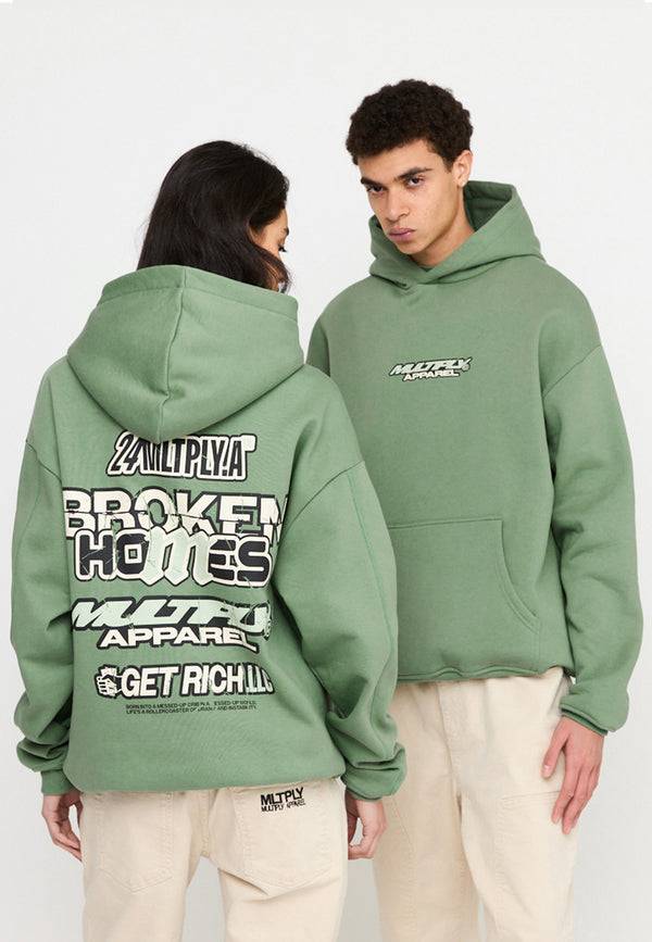 Multiply Spparel Oversize Hoodie TRAUMA Hedge Green Angebote