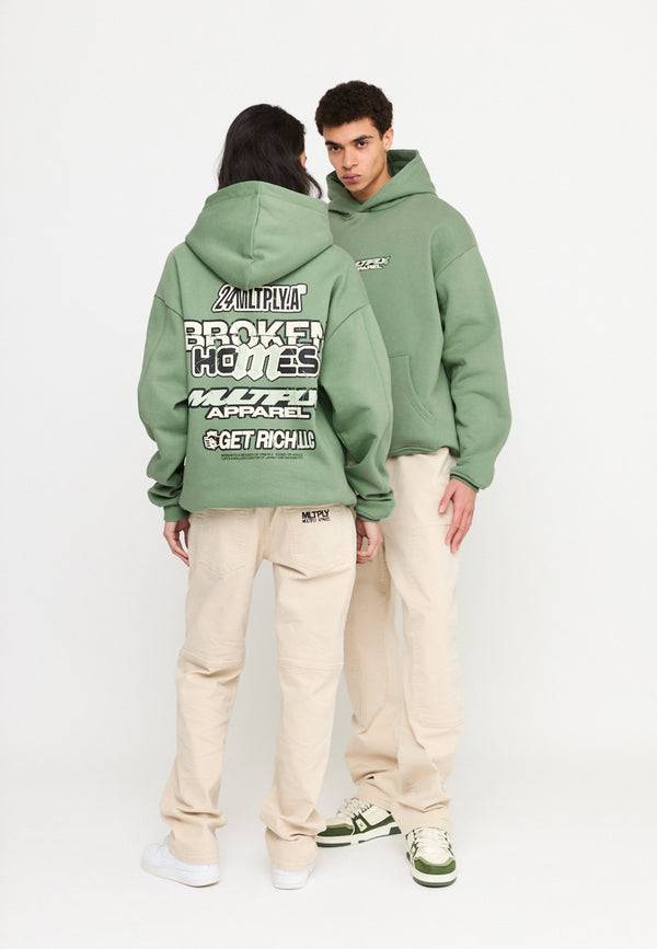 Multiply Spparel Oversize Hoodie TRAUMA Hedge Green Angebote