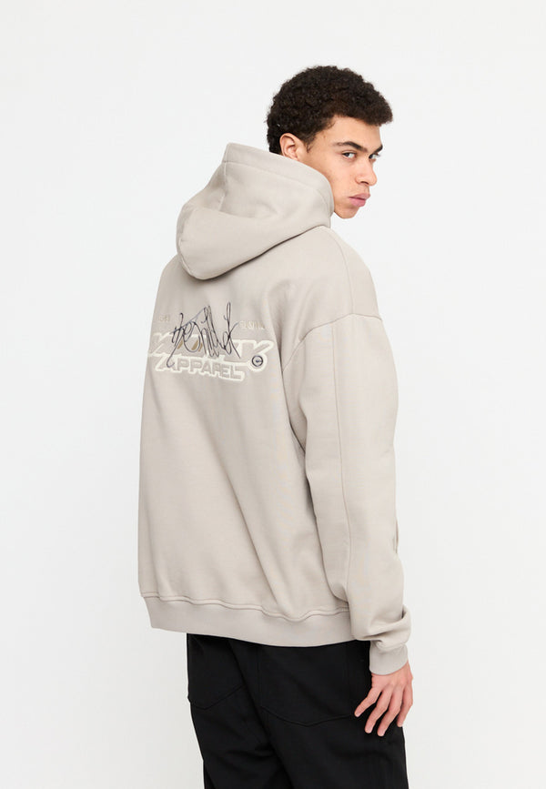 Multiply Spparel Oversize Zip Hoodie FRIENDLESS String Schlussverkauf