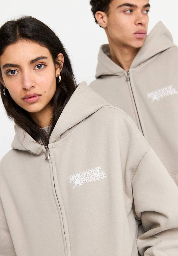 Multiply Spparel Oversize Zip Hoodie MISSING String Günstiger Verkauf