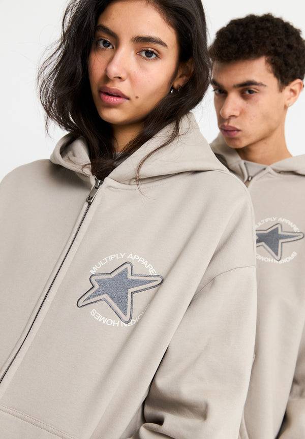 Multiply Spparel Oversize Zip Hoodie EMOTIONS String Fabrikverkauf