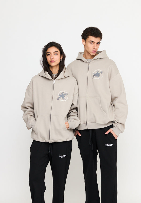Multiply Spparel Oversize Zip Hoodie EMOTIONS String Fabrikverkauf