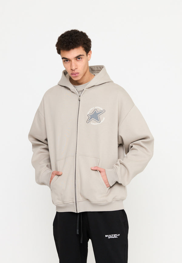Multiply Spparel Oversize Zip Hoodie EMOTIONS String Fabrikverkauf