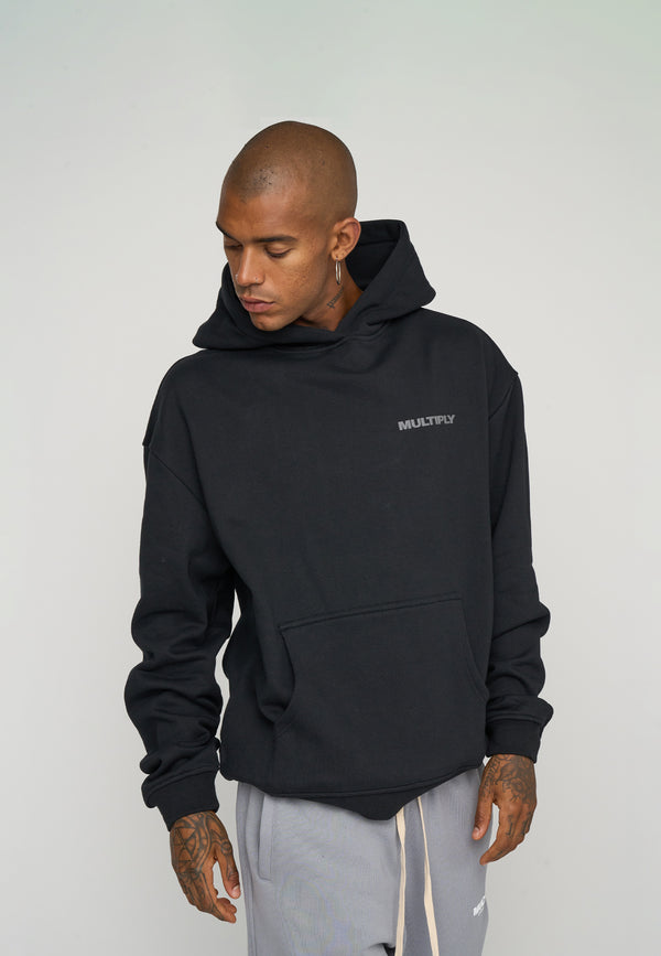 Multiply Spparel Oversize Hoodie MULTIPLY 2 Black Online