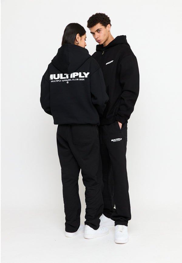 Multiply Spparel Oversize Zip Hoodie MULTIPLY Black Hotsell