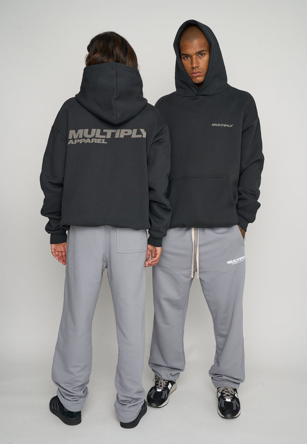 Multiply Spparel Oversize Hoodie BASIQUE Black Soda im Angebot
