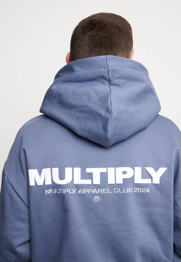 Multiply Spparel Oversize Zip Hoodie MULTIPLY Coastal Fjord Online