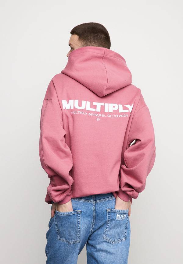 Multiply Spparel Oversize Hoodie MULTIPLY Rose Wine Outlet