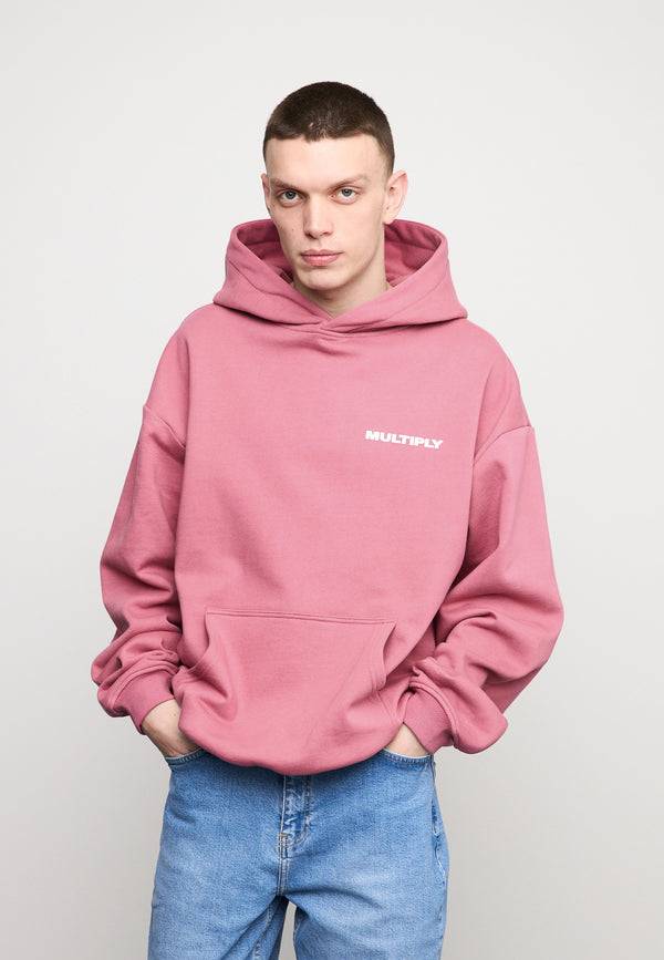 Multiply Spparel Oversize Hoodie MULTIPLY Rose Wine Outlet