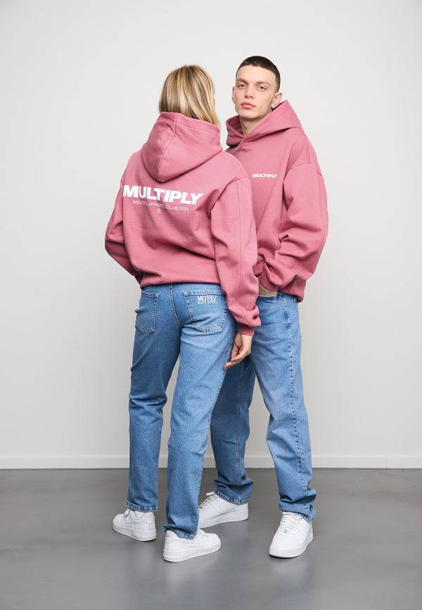 Multiply Spparel Oversize Hoodie MULTIPLY Rose Wine Outlet