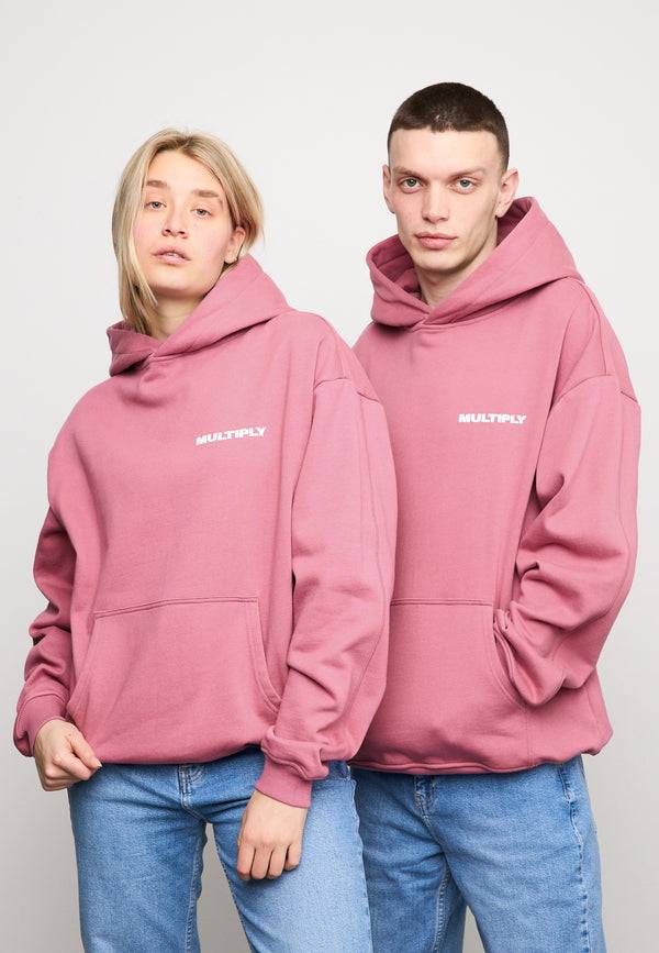 Multiply Spparel Oversize Hoodie MULTIPLY Rose Wine Outlet