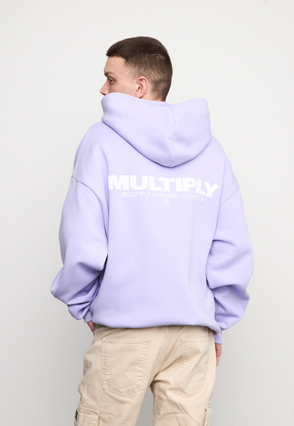 Multiply Spparel Oversize Zip Hoodie MULTIPLY Lavender Verkauf