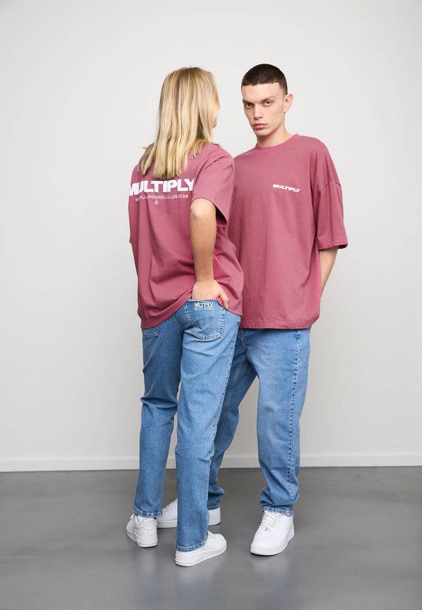 Multiply Spparel Oversize T-Shirt MULTIPLY Rose Wine Angebote