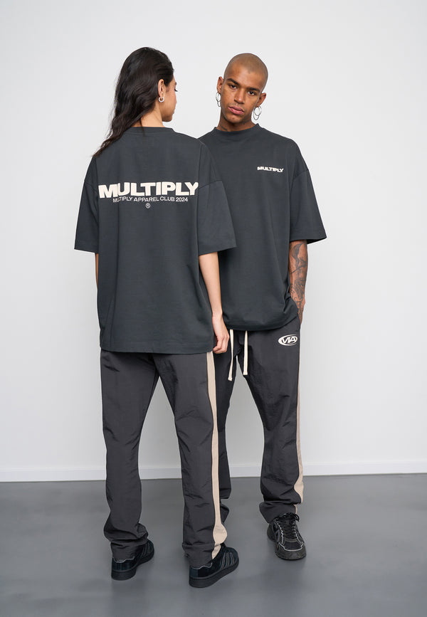 Multiply Spparel Oversize T-Shirt MULTIPLY Black Soda Washed Hotsell