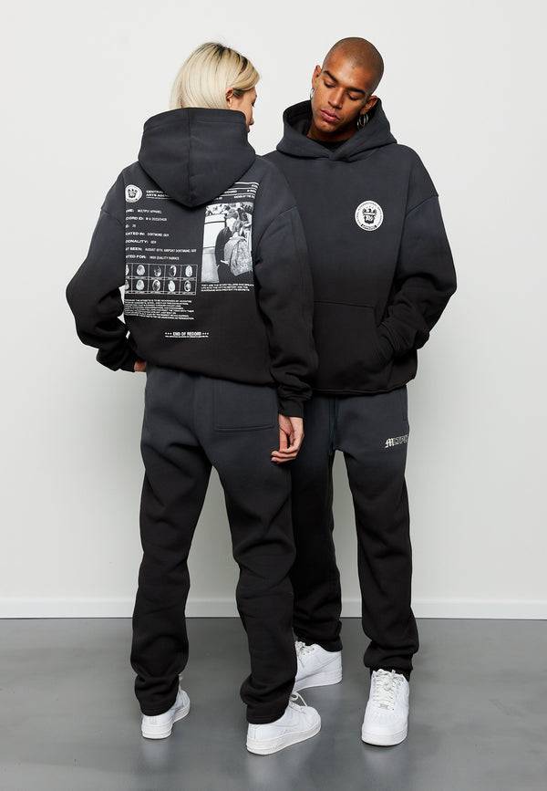 Multiply Spparel Oversize Hoodie SUSPICIOUS Black Soda Washed Online