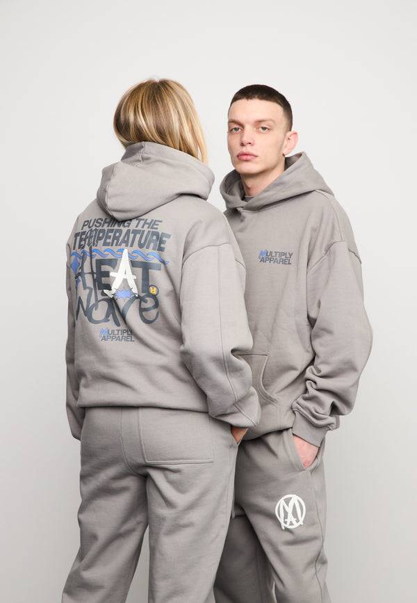 Multiply Spparel Oversize Hoodie DEHYDRATION Moon Mist Verkauf