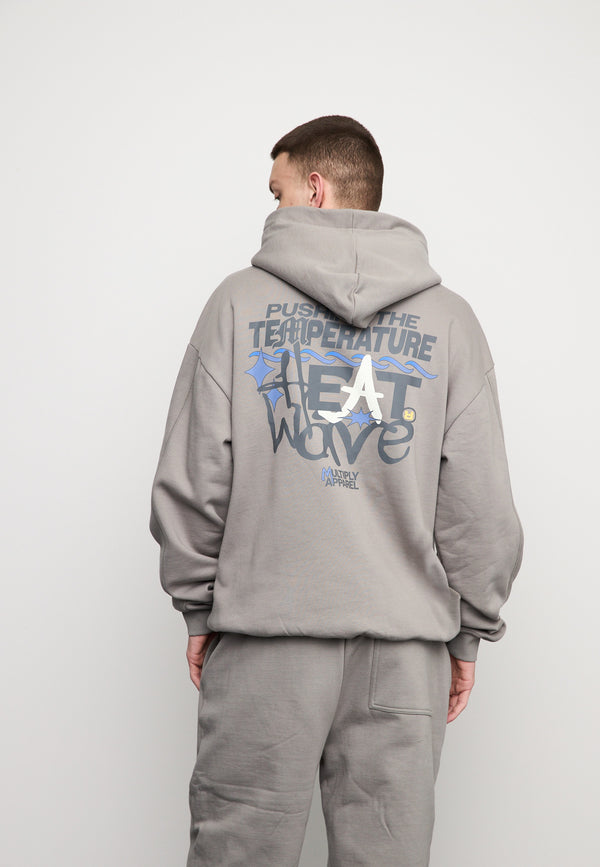 Multiply Spparel Oversize Hoodie DEHYDRATION Moon Mist Verkauf