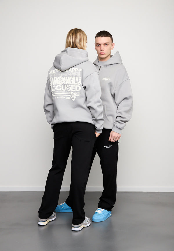 Multiply Spparel Oversize Zip Hoodie LAW Ultimate Grey Angebote