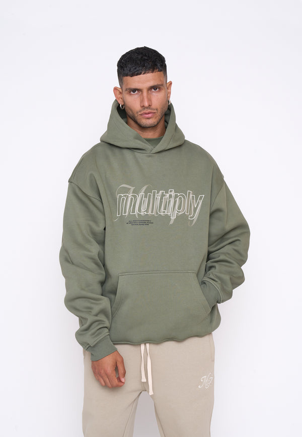 Multiply Spparel Oversize Hoodie DRIBBLE Four Leaf Clover Angebote