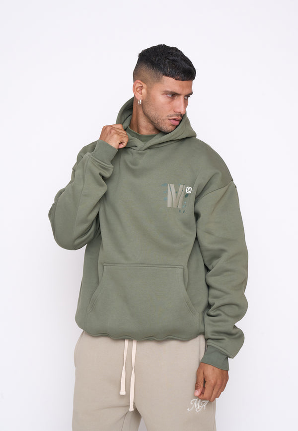 Multiply Spparel Oversize Hoodie DRILL Four Leaf Clover Hotsell