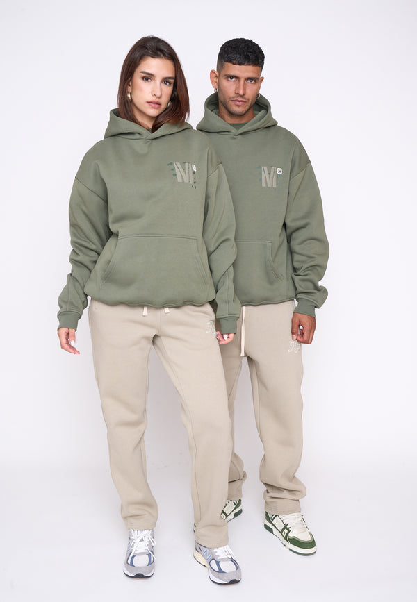 Multiply Spparel Oversize Hoodie DRILL Four Leaf Clover Hotsell