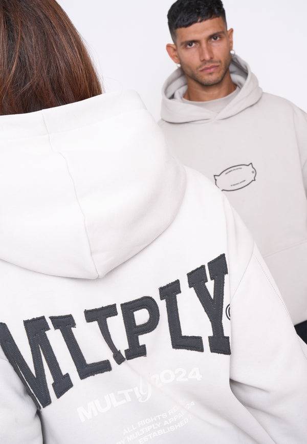 Multiply Spparel Oversize Hoodie FACULTY Dove Schlussverkauf