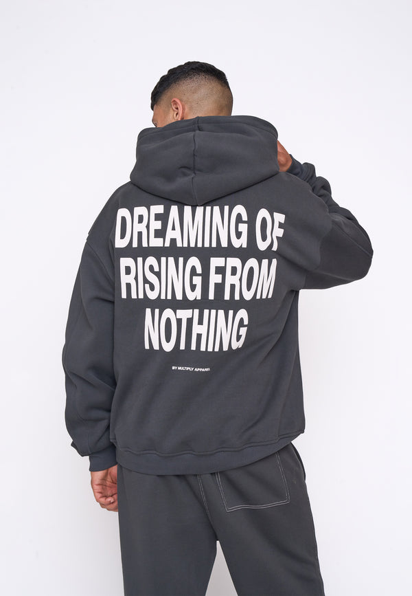 Multiply Spparel Oversize Hoodie RISING Black Soda Online