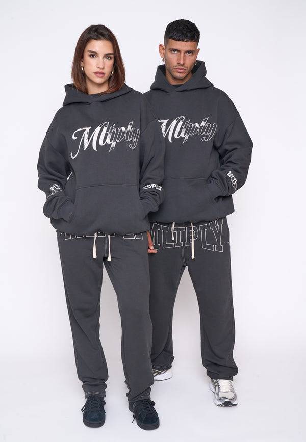 Multiply Spparel Oversize Hoodie STORIES Black Soda Outlet