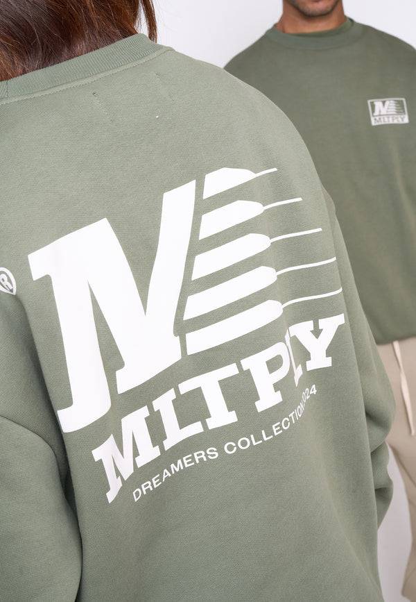 Multiply Spparel Oversize Sweatshirt PATROL Four Leaf Clover im Angebot