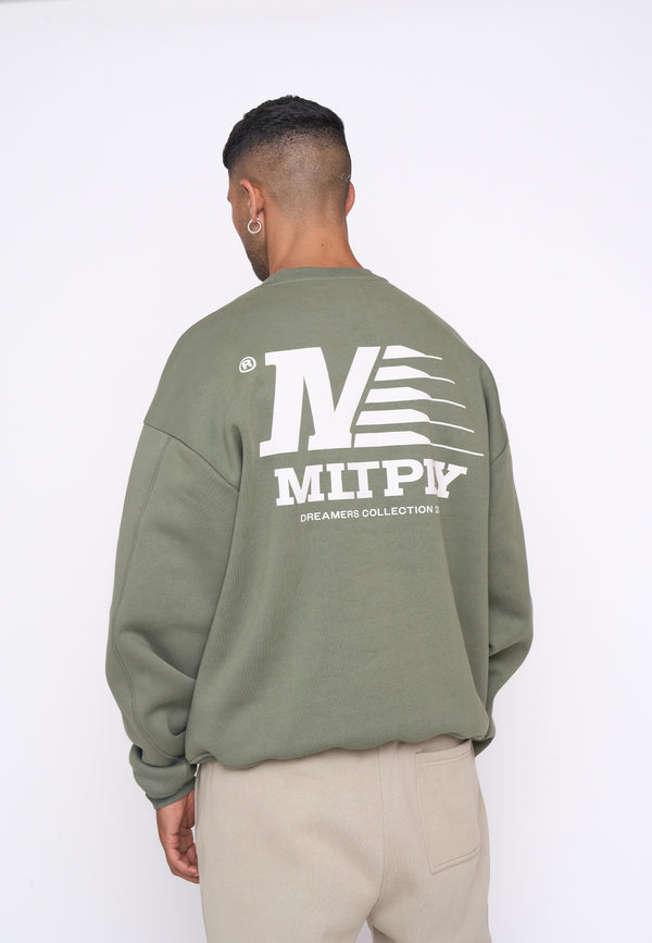 Multiply Spparel Oversize Sweatshirt PATROL Four Leaf Clover im Angebot