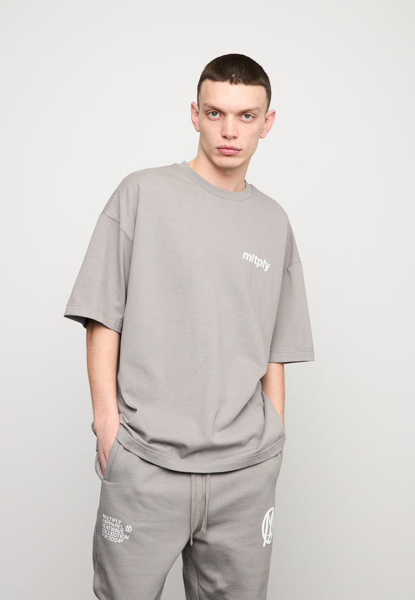 Multiply Spparel Oversize T-Shirt SUMMER HEAT Moon Mist Outlet