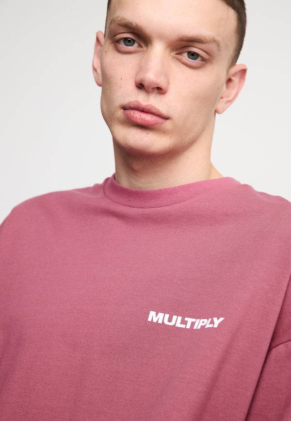 Multiply Spparel Oversize T-Shirt TAKE OFF Rose Wine Verkauf