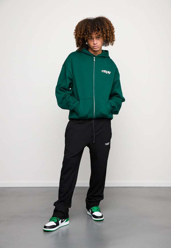 Multiply Spparel Oversize Zip Hoodie HEAT Botanical Garden Schlussverkauf