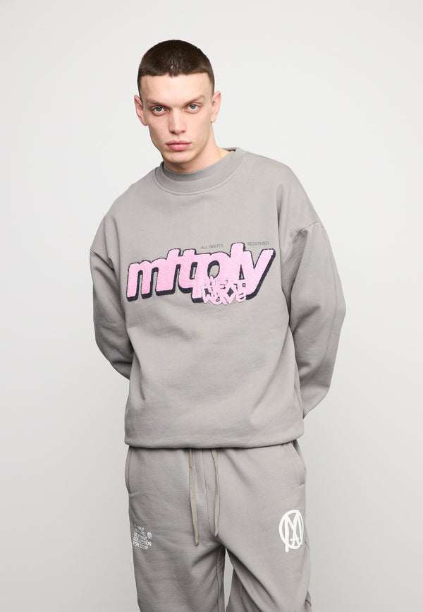 Multiply Spparel Oversize Sweatshirt CLIMATE Moon Mist Fabrikverkauf