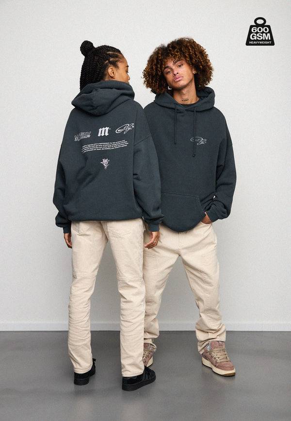 Multiply Spparel Oversize Hoodie WEIGHTY Black Soda 2025