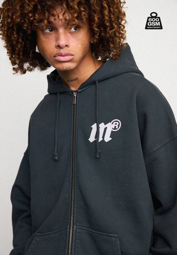 Multiply Spparel Oversize Zip Hoodie MASSIVE Black Soda Günstiger Verkauf