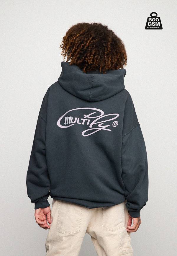 Multiply Spparel Oversize Zip Hoodie MASSIVE Black Soda Günstiger Verkauf